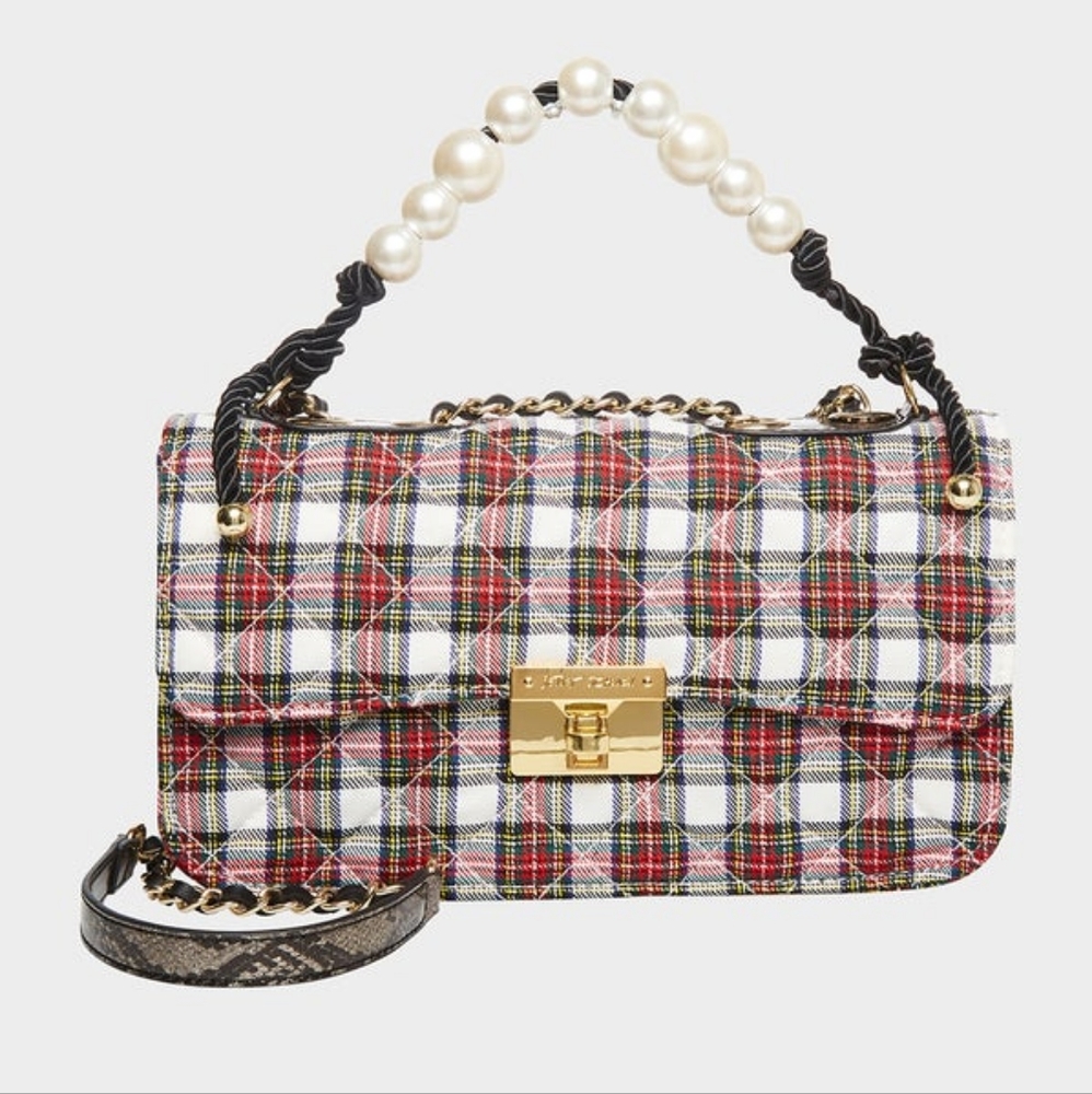 Plaid Betsey Johnson Purse Crossbody Bag